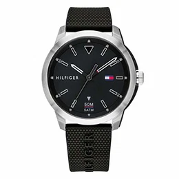Herren Analog Quarz Uhr mit Silikon Armband 1791622