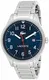 Lacoste Herren Analog Quarz Armbanduhr mit Edelstahlarmband 2011022