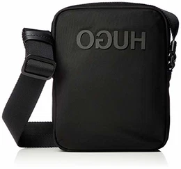 Herren Record_NS Zip Umhängetasche, Black1, ONESI
