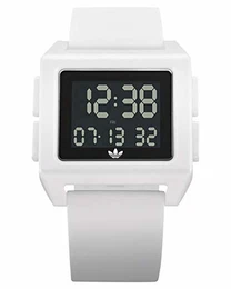 Adidas by Nixon Unisex – Erwachsene Digital Quarz Uhr mit Kunststoff Armband Z15-100-00