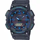 CASIO Herren Analog-Digital Quarz Uhr mit Harz Armband AQ-S810W-8A2VEF