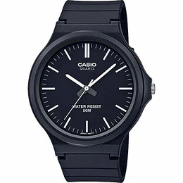 Unisex Erwachsene Analog Quarz Uhr mit Harz Armband MW-240-1EVEF