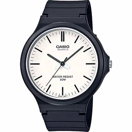 Unisex Erwachsene Analog Quarz Uhr mit Harz Armband MW-240-7EVEF