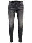 JACK & JONES Slim Fit Jeans JJIGLENN JJORIGINAL Schwarz