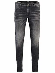 JACK & JONES Slim Fit Jeans JJIGLENN JJORIGINAL Schwarz