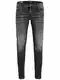Herren Jack & Jones Slim Fit Jeans Glenn Skinny Tapered JJI Glenn ORIGINAL AM, Farben:Schwarz-2, Größe Jeans:28W / 30L