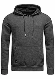Herren Crewneck Sweatshirt Pullover Premium Basic,Anthrazit-i,M