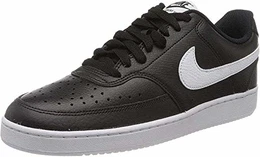 Herren Court Vision Lo Basketballschuhe, Mehrfarbig (Black/White-Photon Dust 001), 43 EU