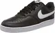 Nike Herren Court Vision Lo Basketballschuhe, Mehrfarbig (Black/White-Photon Dust 001), 43 EU