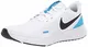 Nike Herren Revolution 5 Leichtathletikschuhe, Mehrfarbig (White/Black/Blue Hero 101), 43 EU