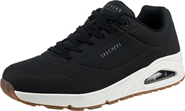 Herren Uno Stand On Air Sneaker, Black Durabuck Trim, 41 EU
