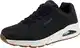 Skechers Herren Uno Stand On Air Sneaker, Black Durabuck Trim, 41 EU