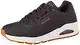 Skechers Herren Uno Stand On Air Sneaker, Black Durabuck Trim, 43 EU