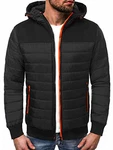 OZONEE Herren Übergangsjacke Jacke Übergang Herbst Bomberjacke Stehkragen Kapuze Steppjacke Leichte Outdoor Puffer Jacket Gepolstert (777) SCHWARZ (777/100K) OZONEE Herren Übergangsjacke Jacke Übergang Herbst Bomberjacke Stehkragen Kapuze Steppjacke Leichte Outdoor Puffer Jacket Gepolstert (777) SCHWARZ (777/100K)