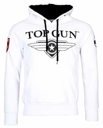 Herren Sweatshirt Kapuzenpullover TG2019-1012 (M, White)