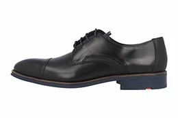 Herren Businessschuh Griffin, Männer Schnürhalbschuhe,Halbschuh,Schnürschuh,Schnürer,Derby Schnürung,Anzugschuh,Büro,SCHWARZ/Ocean,9 UK / 43 EU