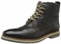 Herrenschuh FEDAN, gefütterter Stiefel, Schwarz (Schwarz 0), 43 EU