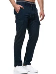 Indicode Herren Leonardo Cargohose Navy