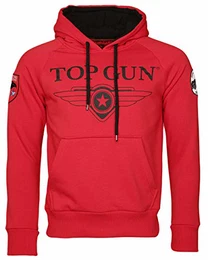 Herren Sweatshirt Kapuzenpullover TG2019-1012 (M, Red)