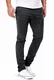DSTROYED ® Chino Herren Slim fit Chinohose Stretch Designer Hose Neu 505 (33-32, 505 Dunkelgrau)