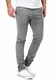 DSTROYED ® Chino Herren Slim fit Chinohose Stretch Designer Hose Neu 505 (33-32, 505 Hellgrau)