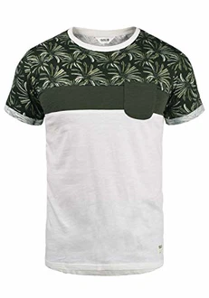 !Solid Herren T-Shirt Kurzarm Shirt Florian Rundhals-Ausschnitt Rosin