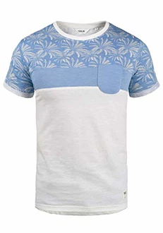 !Solid Herren T-Shirt Kurzarm Shirt Florian Rundhals-Ausschnitt Sky Blue !Solid Herren T-Shirt Kurzarm Shirt Florian Rundhals-Ausschnitt Sky Blue