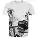 NEWISTAR Damen 3D Druck Sommer T Shirts Kurzarm T-Shirts Top Tees