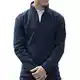 PRO RTX Pro Micro Fleece Jacke   Leichte Arbeitsjacke für Männer   Vielseitige Herren Frühlingsjacke   Navy, M