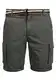 Blend Brian Herren Cargo Shorts Bermuda Kurze Hose Mit Gürtel Regular Fit, Größe:M, Farbe:Granite (70147)