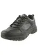 Skechers Oak Canyon Redwick Herren Trainer, Black Leather Synthetic Textile Black Trim, 43 EU