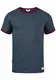 !Solid Manoldo Herren T-Shirt Kurzarm Shirt Mit Rundhalsausschnitt, Größe:M, Farbe:Insignia Blue Melange (8991)