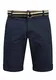 Blend BHBruno Herren Chino Shorts Bermuda Kurze Hose mit Gürtel Stretch Eingrifftaschen Baumwollmischung Regular fit, Größe:M, Farbe:Navy (70230)
