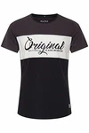 Blend Nero Herren T-Shirt Kurzarm Shirt Print Mit Streifen Und Rundhalsausschnitt Schwarz (70155)
