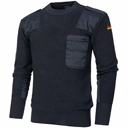urbandreamz Bundeswehr Pullover Dunkelblau