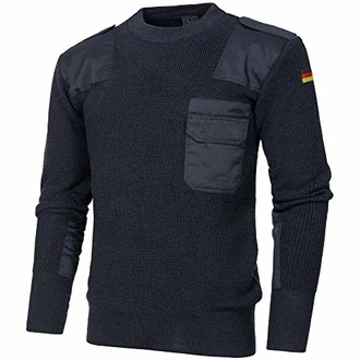urbandreamz Bundeswehr Pullover Dunkelblau