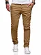 behype. Herren Basic Chino Jeans-Hose Stretch Regular Slim-Fit 80-0310 Beige W32/L32