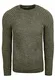 Rusty Neal Biker Knit Rundhals Pullover Herren Strick Grobstrick Strickpullover Langarm 318, Größe:M, Farbe:Khaki