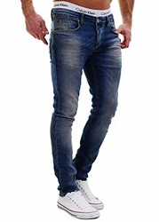 MERISH Jeans Herren Slim Fit Stretch Jeanshose Denim (9148) Denim (501-3)