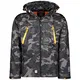 Geographical Norway Techno Softshelljacke Herren Kapuze abnehmbar, Black/Orange, M