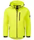 Rock Creek Herren Softshell Jacke Outdoor Jacke Windbreaker Übergangsjacke Anorak Kapuze Regenjacke Winterjacke Herrenjacke Jacket H-168 Neongelb M