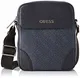 Guess Herren Manhattan Logo Ausweishülle, Blau (Navy), 4x18x14.5 Centimeters