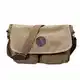 FANDARE Unisex Umhängetasche Leinwand Schultertasche 7.9 inch iPad Tasche Vintage Canvas Messenger Tasche für Damen/Herren Khaki