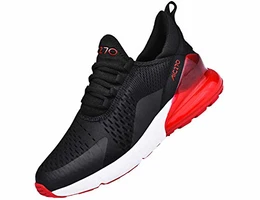 Herren Bequem Schnürer Mesh Ultra-Light Atmungsaktiv Gym Fitness Straßenlaufschuhe Sportschuhe Turnschuhe Schnürer Sneaker Laufschuhe