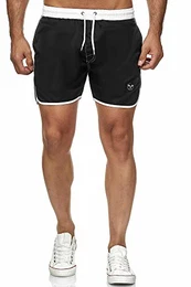 Herren Badeshort Sport, Black M