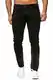 Elara Herren Jeans Slim Fit Hose Denim Stretch Chunkyrayan P 16533-Black-29W / 30L