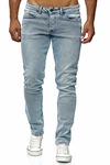 Elara Herren Jeans Slim Fit Hose Denim Stretch Chunkyrayan Light-Blue (16533)