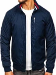 BOLF Herren Übergangsjacke Style Nature (4D4) Dunkelblau (4D4)