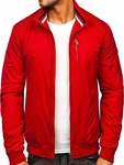 BOLF Herren Übergangsjacke Style Nature (4D4) Dunkelrot