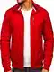 BOLF Herren Übergangsjacke Steppjacke Daunen-Optik Casual Elegant Leichte Frühlings Jacket Moderne Männer Jacke Extreme 1907 Rot M [4D4]